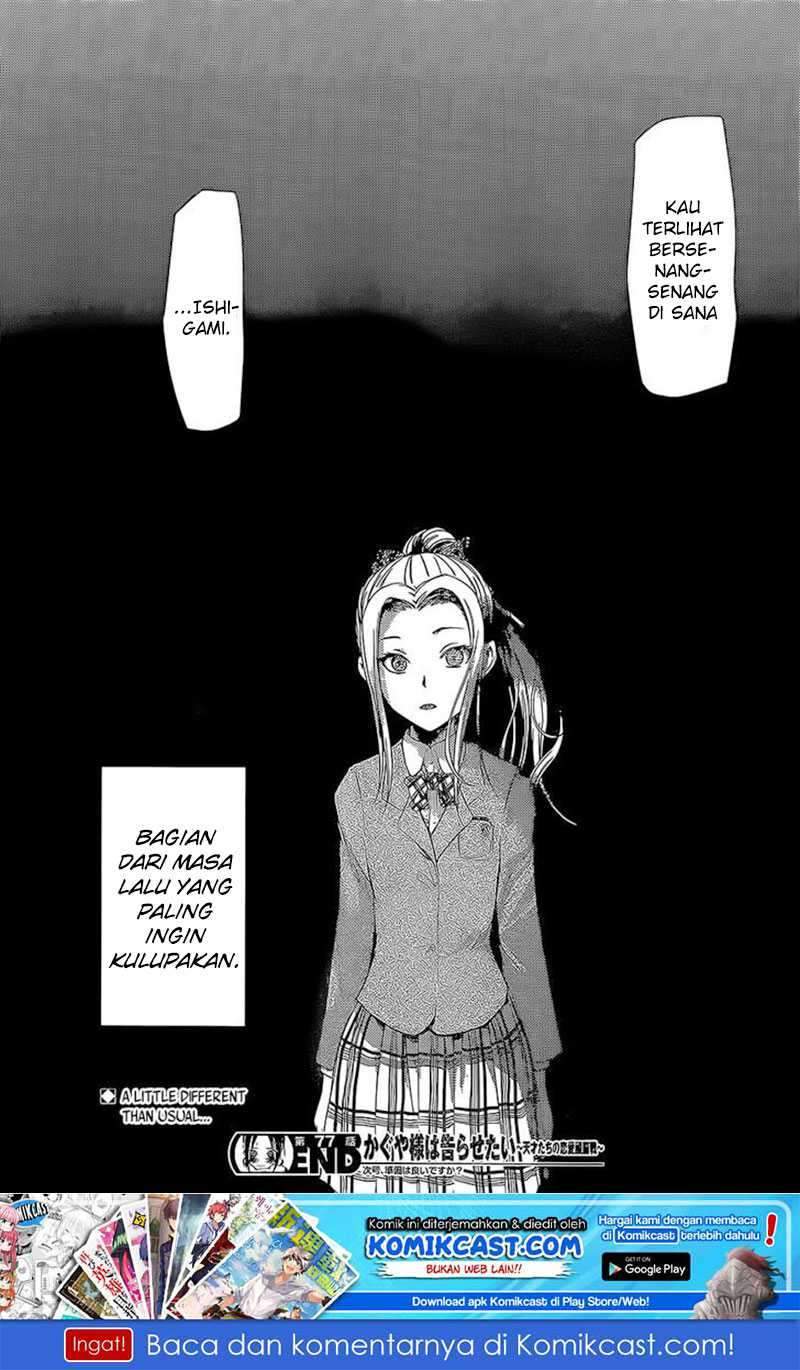 Kaguya-sama wa Kokurasetai: Tensai-tachi no Renai Zunousen Chapter 87 Gambar 18