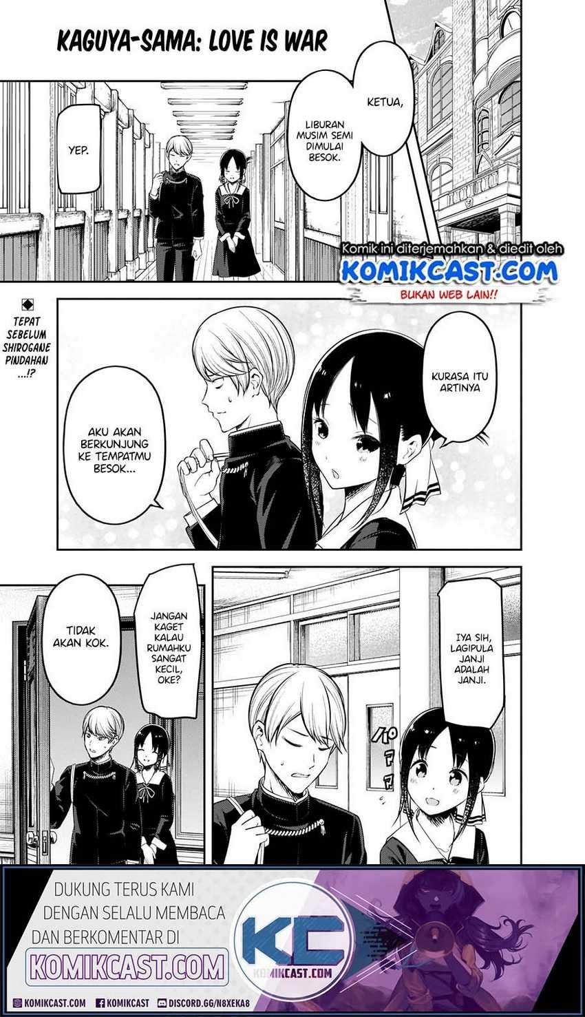 Kaguya-sama wa Kokurasetai: Tensai-tachi no Renai Zunousen Chapter 206 Gambar 2