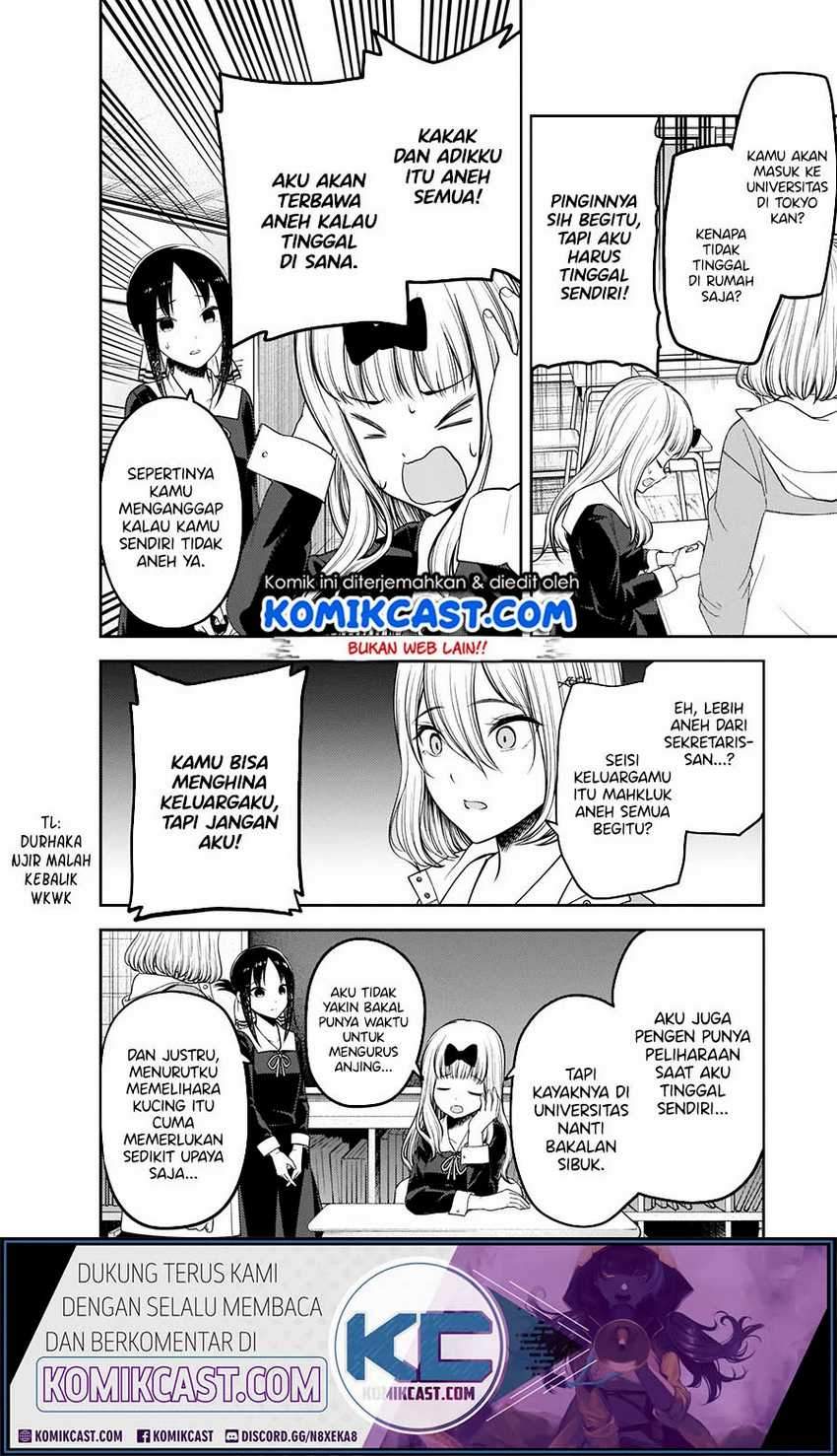 Kaguya-sama wa Kokurasetai: Tensai-tachi no Renai Zunousen Chapter 214HQ Gambar 3