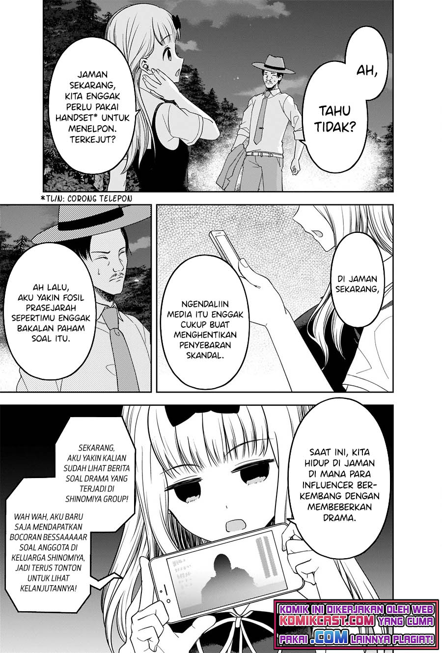 Kaguya-sama wa Kokurasetai: Tensai-tachi no Renai Zunousen Chapter 257 Gambar 16