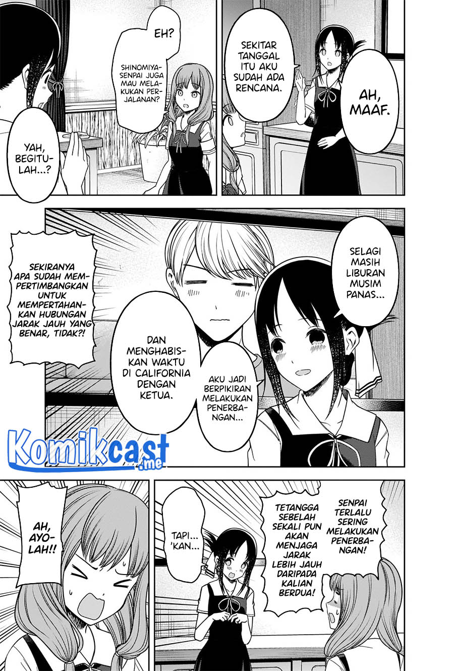 Kaguya-sama wa Kokurasetai: Tensai-tachi no Renai Zunousen Chapter 268 Gambar 12