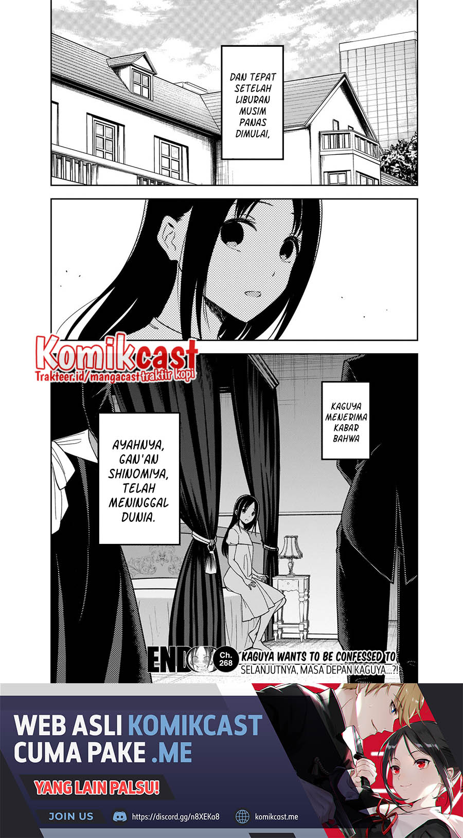Kaguya-sama wa Kokurasetai: Tensai-tachi no Renai Zunousen Chapter 268 Gambar 19