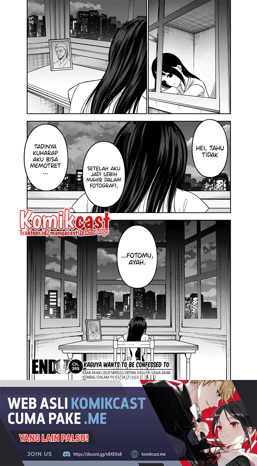 Kaguya-sama wa Kokurasetai: Tensai-tachi no Renai Zunousen Chapter 269 Gambar 19