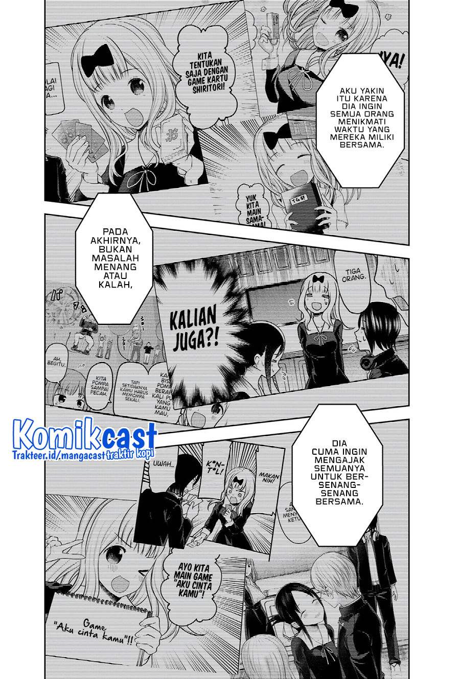 Kaguya-sama wa Kokurasetai: Tensai-tachi no Renai Zunousen Chapter 270 Gambar 15