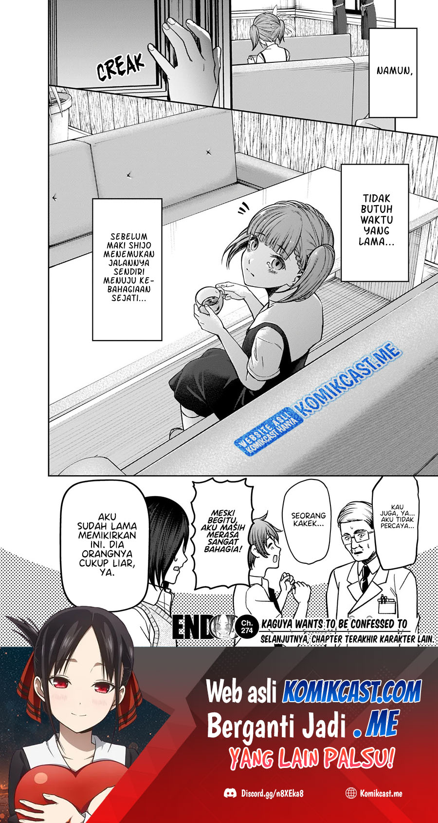 Kaguya-sama wa Kokurasetai: Tensai-tachi no Renai Zunousen Chapter 274 Gambar 19