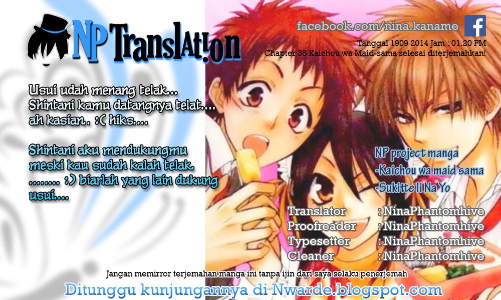 Kaichou Wa Maid Sama Chapter 39 Gambar 35