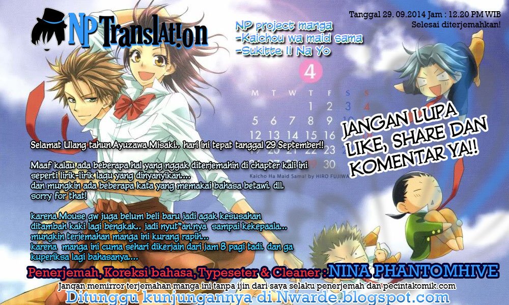 Kaichou Wa Maid Sama Chapter 40 Gambar 42