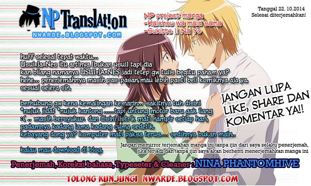 Kaichou Wa Maid Sama Chapter 42 Gambar 33