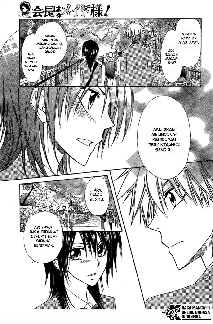 Kaichou Wa Maid Sama Chapter 62 Gambar 35