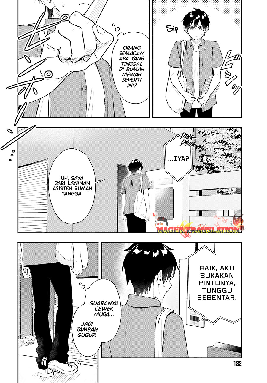 Kajidaikou no Arbeit wo Hajimetara Gakuen Ichi no Bishoujo no Kazoku ni Kiniirarechaimashita Chapter 01 Gambar 18