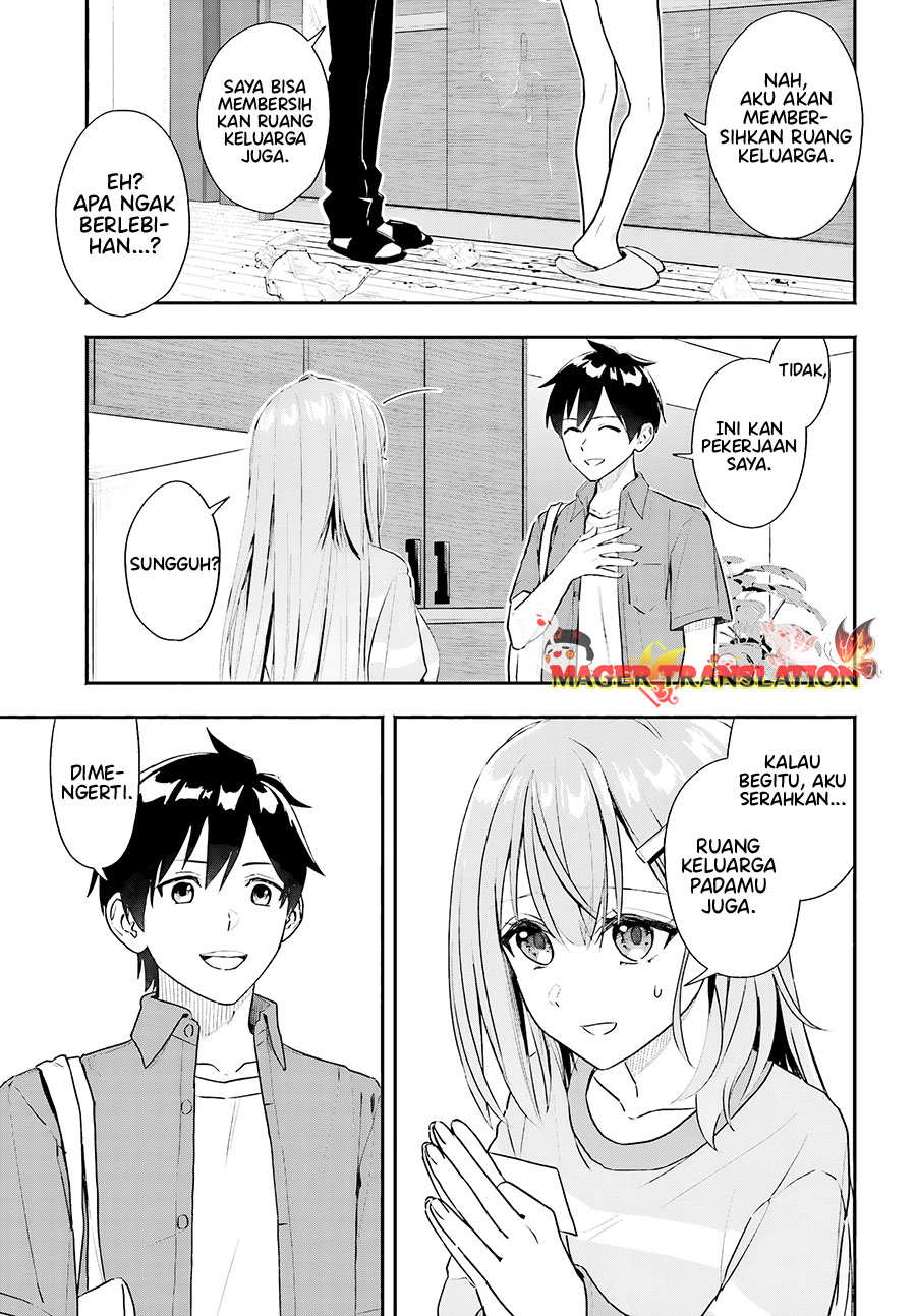 Kajidaikou no Arbeit wo Hajimetara Gakuen Ichi no Bishoujo no Kazoku ni Kiniirarechaimashita Chapter 01 Gambar 31