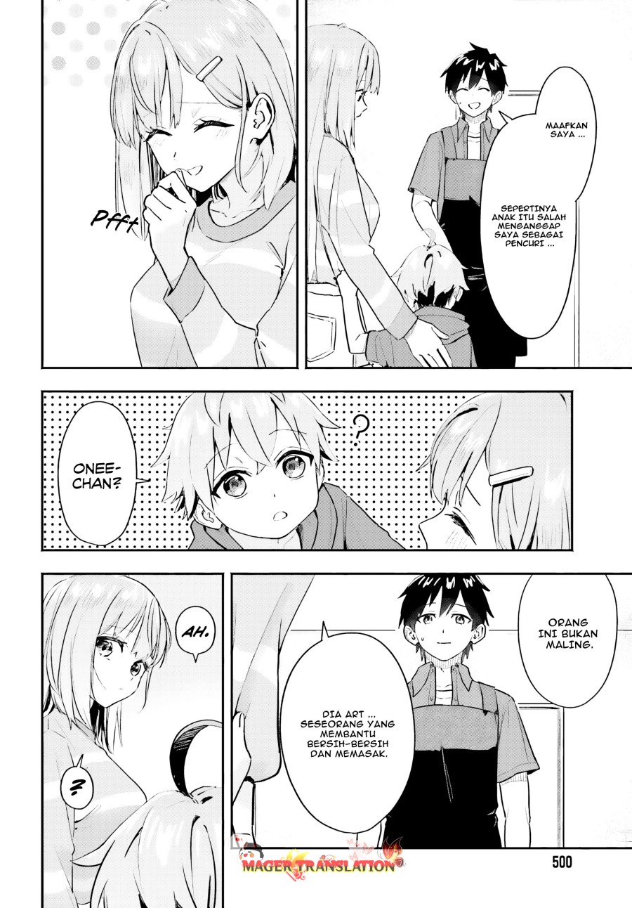 Kajidaikou no Arbeit wo Hajimetara Gakuen Ichi no Bishoujo no Kazoku ni Kiniirarechaimashita Chapter 02 Gambar 9