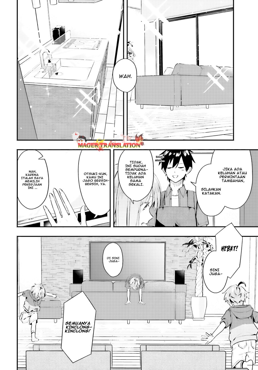 Kajidaikou no Arbeit wo Hajimetara Gakuen Ichi no Bishoujo no Kazoku ni Kiniirarechaimashita Chapter 02 Gambar 13
