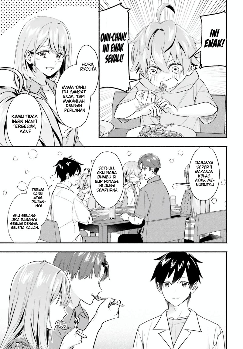 Kajidaikou no Arbeit wo Hajimetara Gakuen Ichi no Bishoujo no Kazoku ni Kiniirarechaimashita Chapter 05 Gambar 27