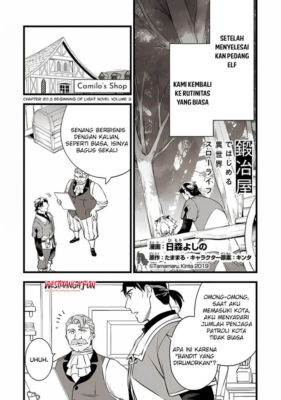 Kajiya de Hajimeru Isekai Slow Life Chapter 20.5 Gambar 3