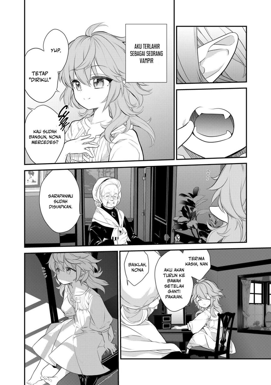 Kaketa Tsuki no Mercedes ~Kyuuketsuki no Kizoku ni Tensei Shitakedo Sute Rare Sounanode Dungeon o Seiha Suru~ Chapter 01 Gambar 8