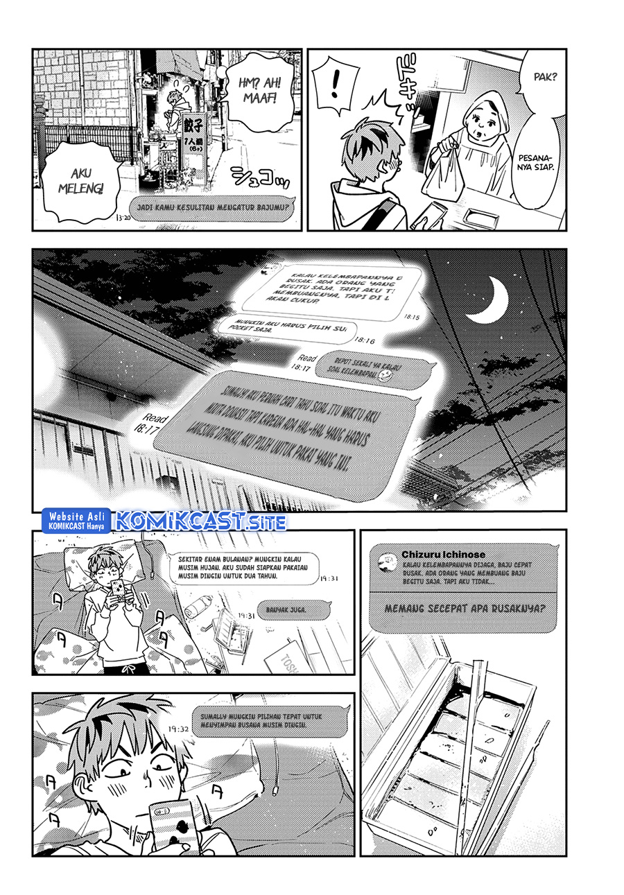 Kanojo, Okarishimasu Chapter 244 Gambar 13