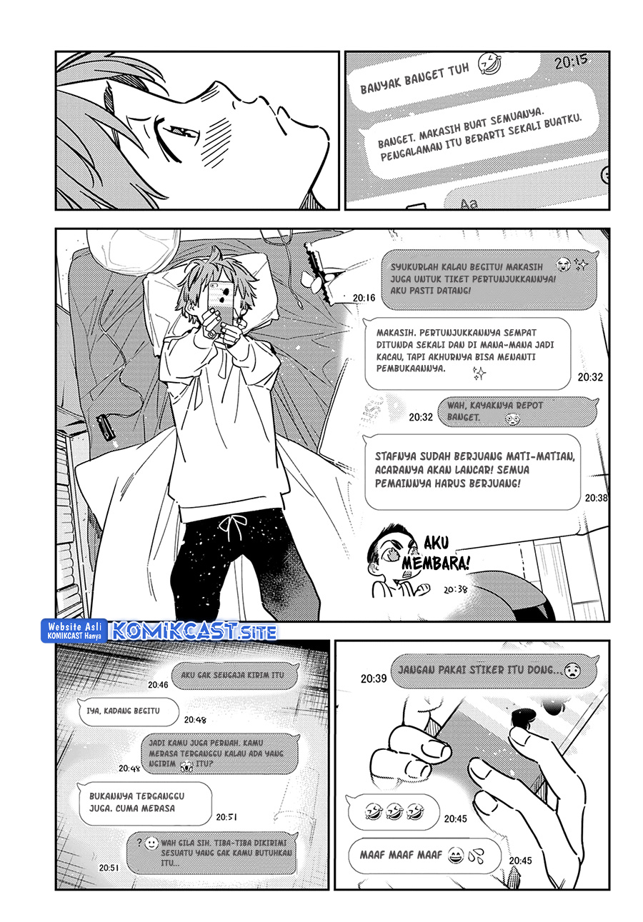 Kanojo, Okarishimasu Chapter 244 Gambar 16