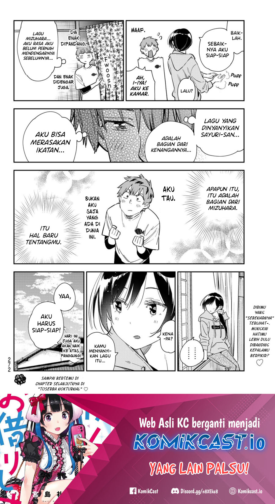 Kanojo, Okarishimasu Chapter 281 Gambar 20