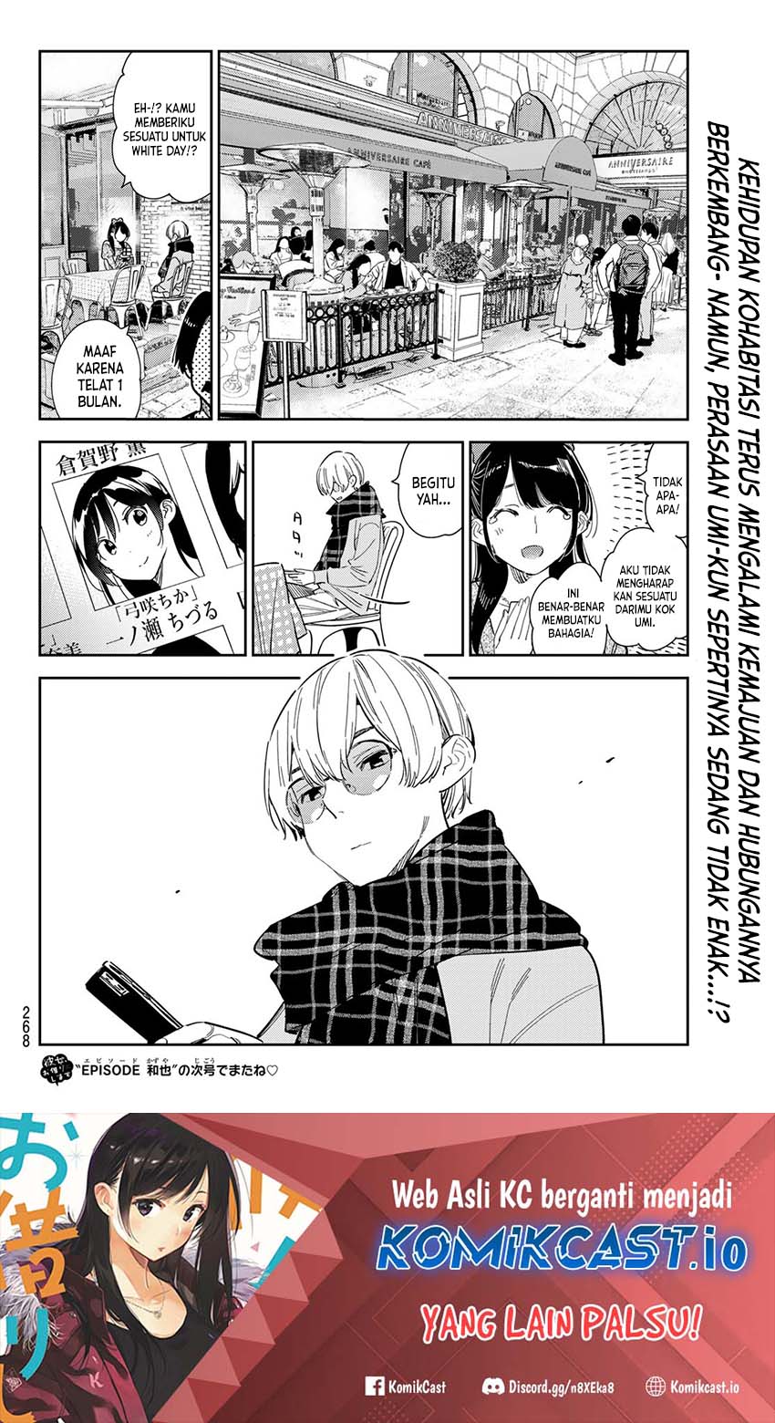 Kanojo, Okarishimasu Chapter 282 Gambar 21