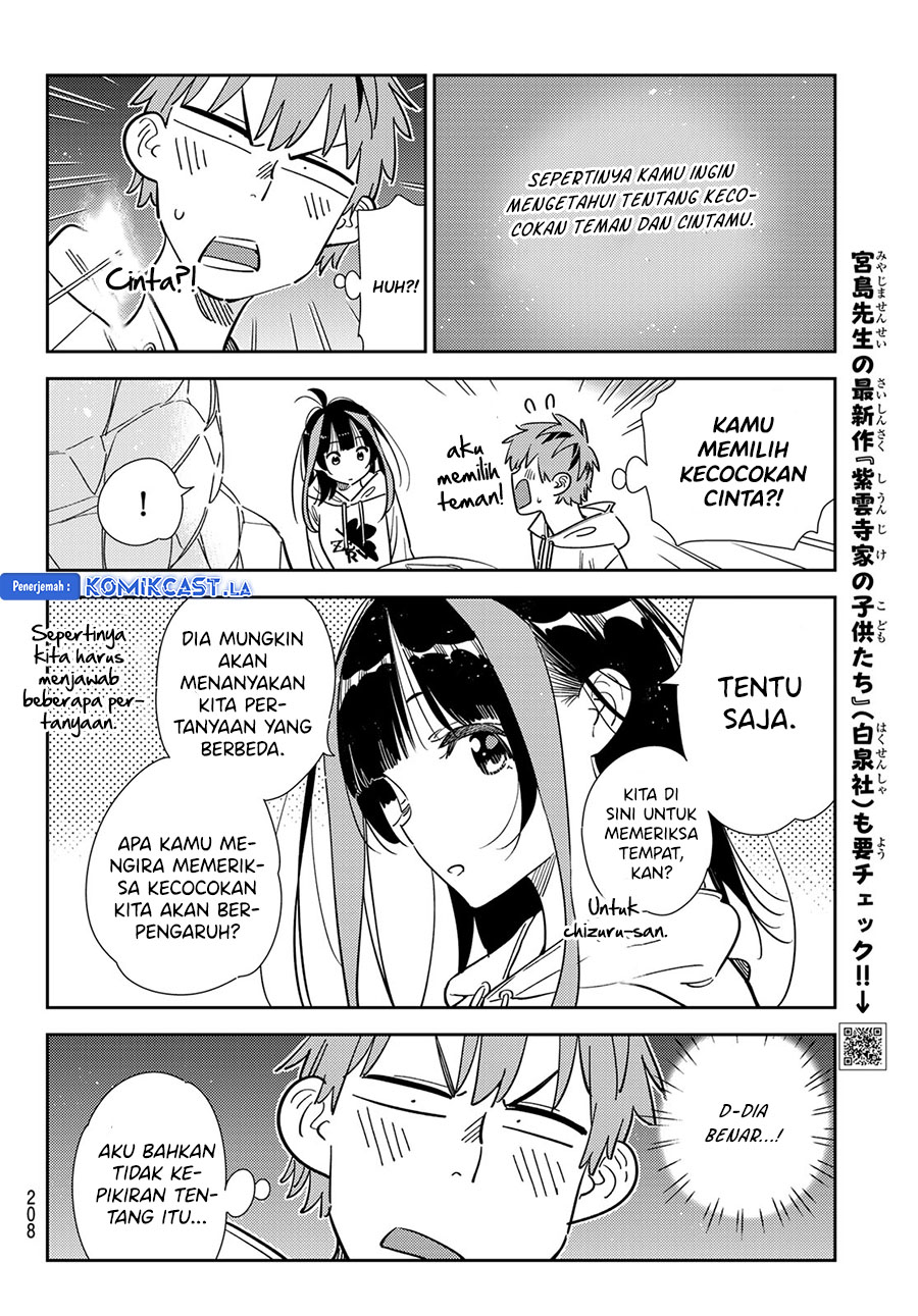 Kanojo, Okarishimasu Chapter 340 Gambar 8