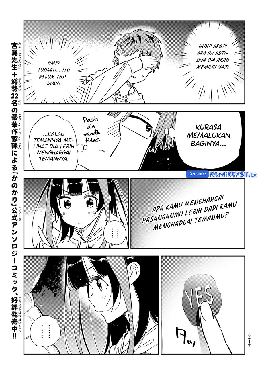 Kanojo, Okarishimasu Chapter 340 Gambar 17