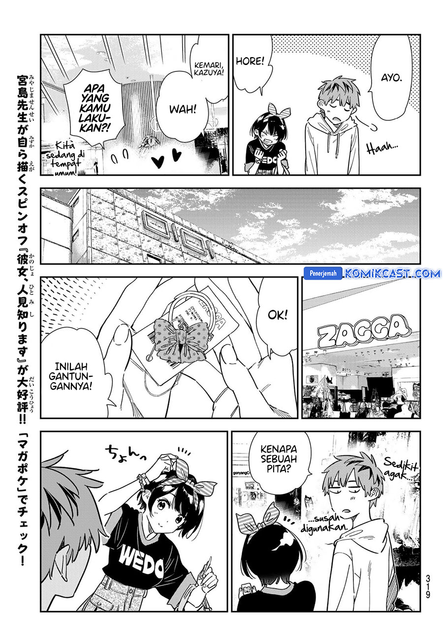 Kanojo, Okarishimasu Chapter 348 Gambar 9
