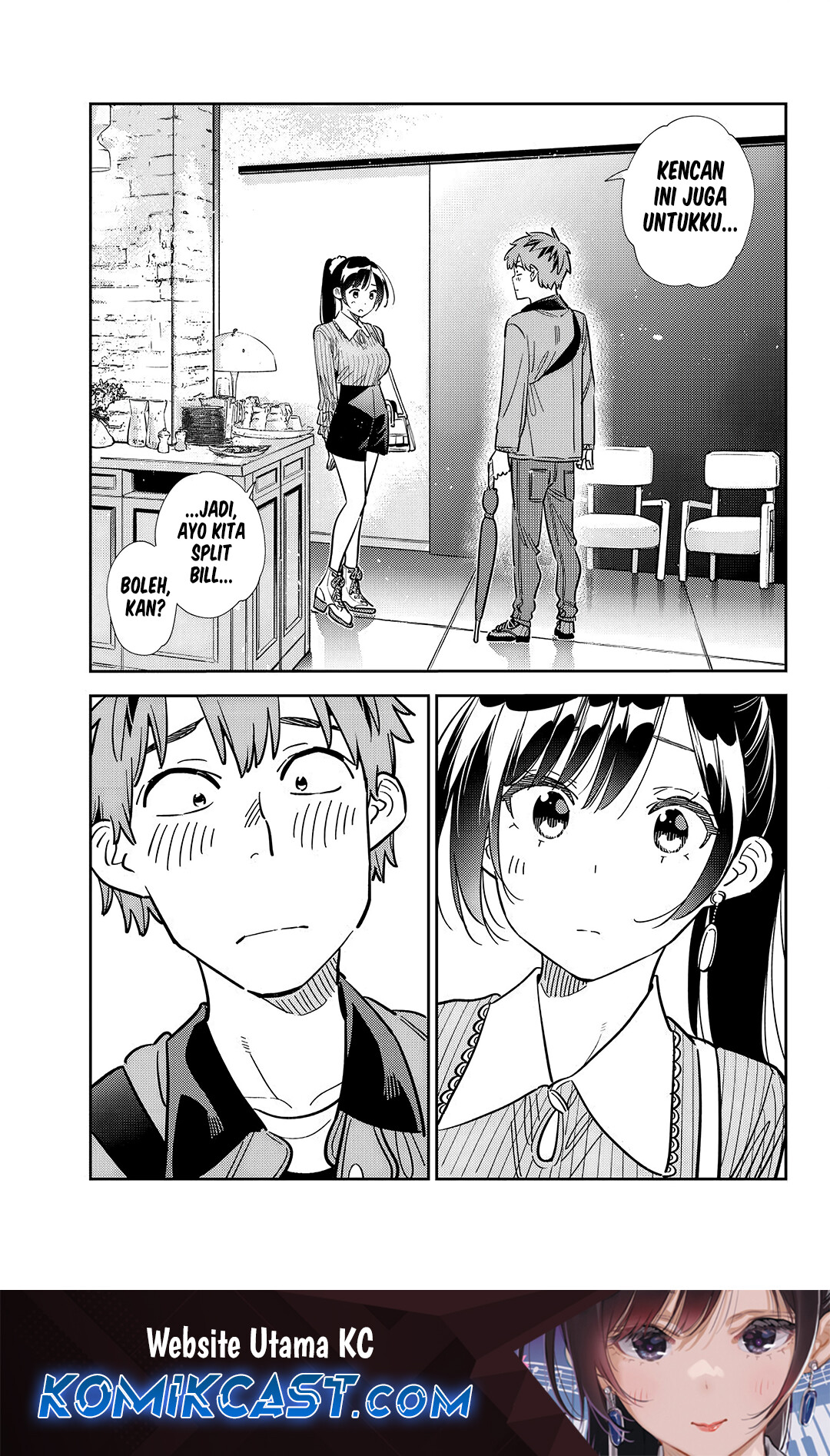 Kanojo, Okarishimasu Chapter 361 Gambar 2