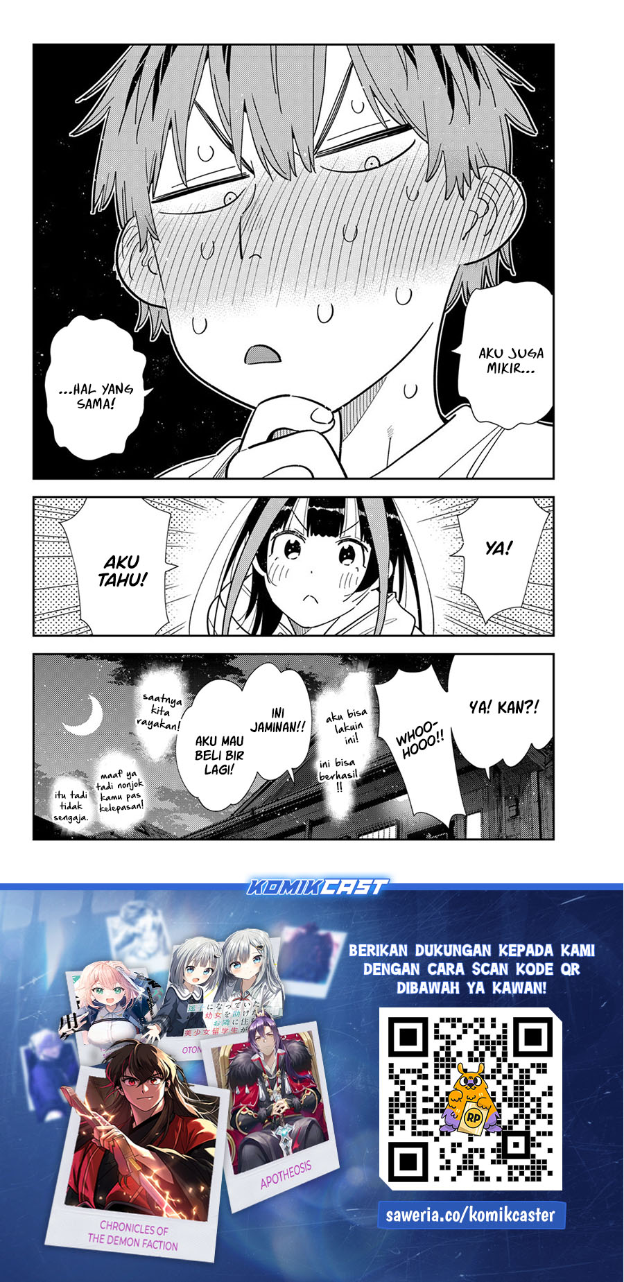 Kanojo, Okarishimasu Chapter 388 Gambar 20