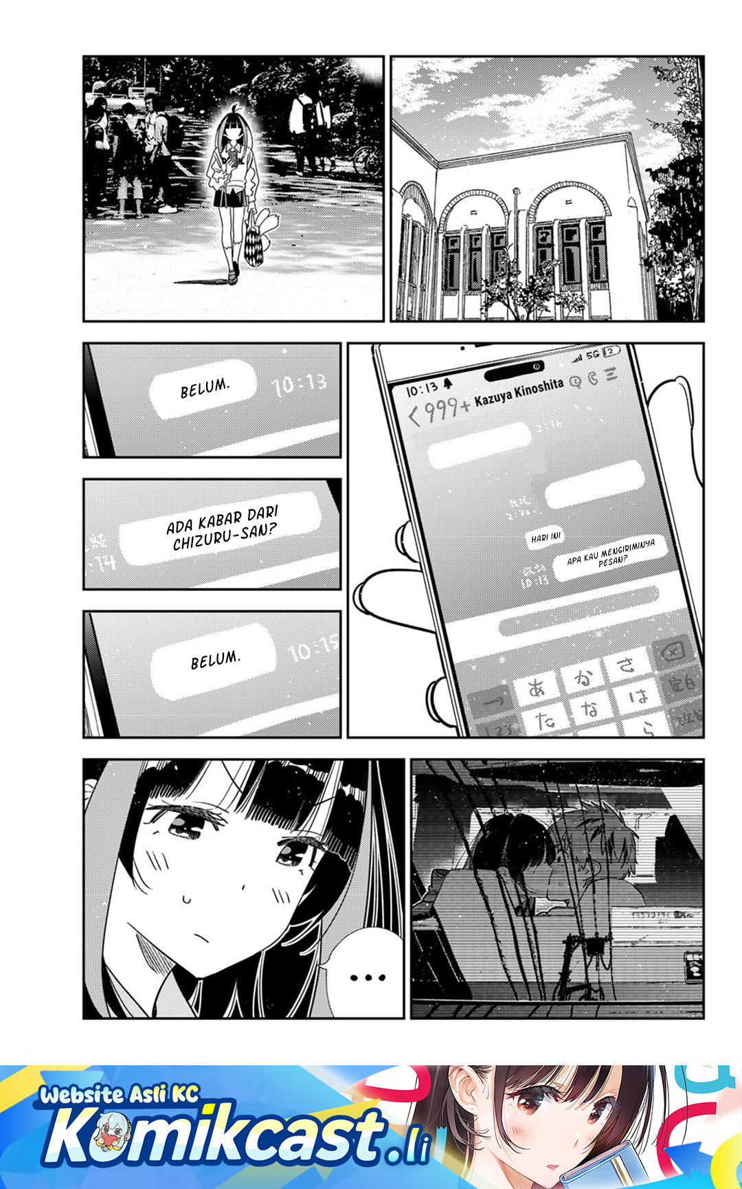 Kanojo, Okarishimasu Chapter 390 Gambar 2