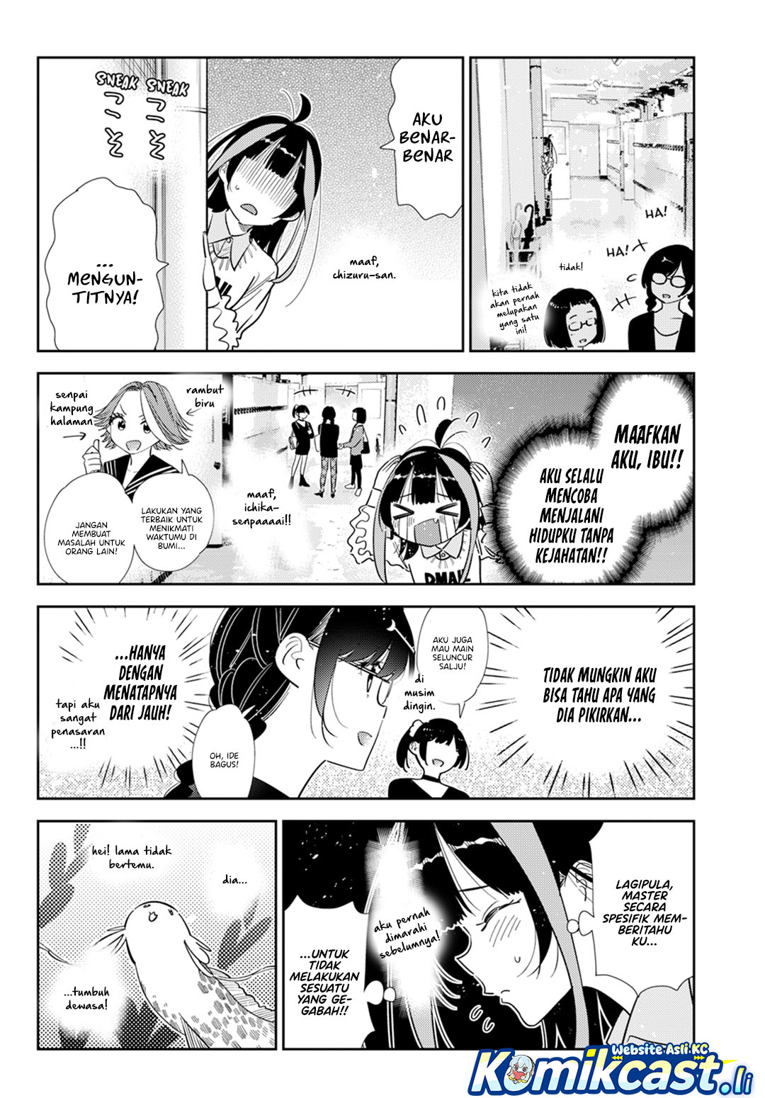 Kanojo, Okarishimasu Chapter 390 Gambar 9
