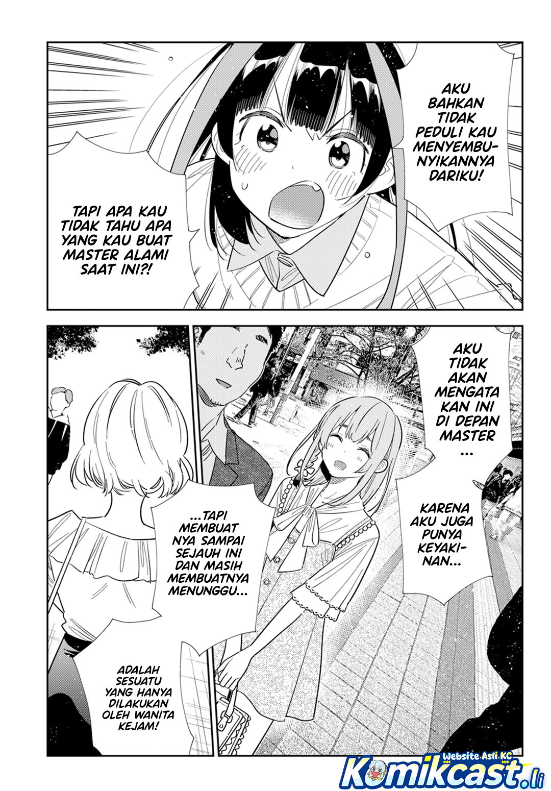 Kanojo, Okarishimasu Chapter 390 Gambar 12