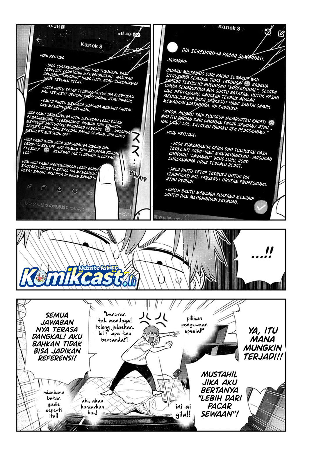 Kanojo, Okarishimasu Chapter 391 Gambar 7