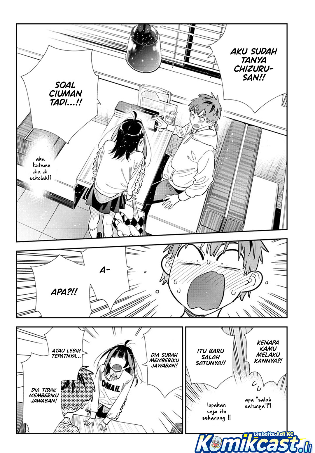 Kanojo, Okarishimasu Chapter 391 Gambar 14