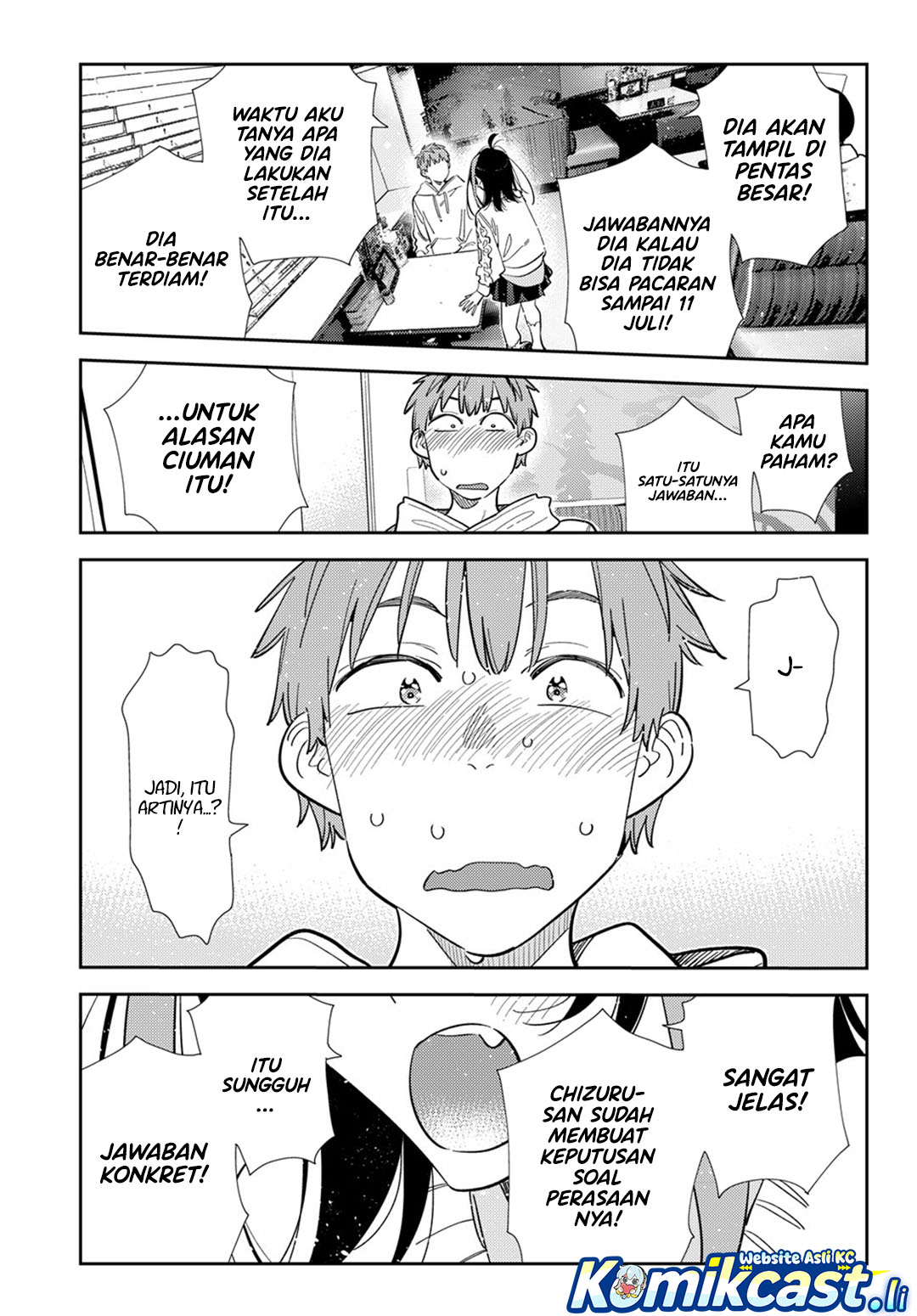 Kanojo, Okarishimasu Chapter 391 Gambar 15