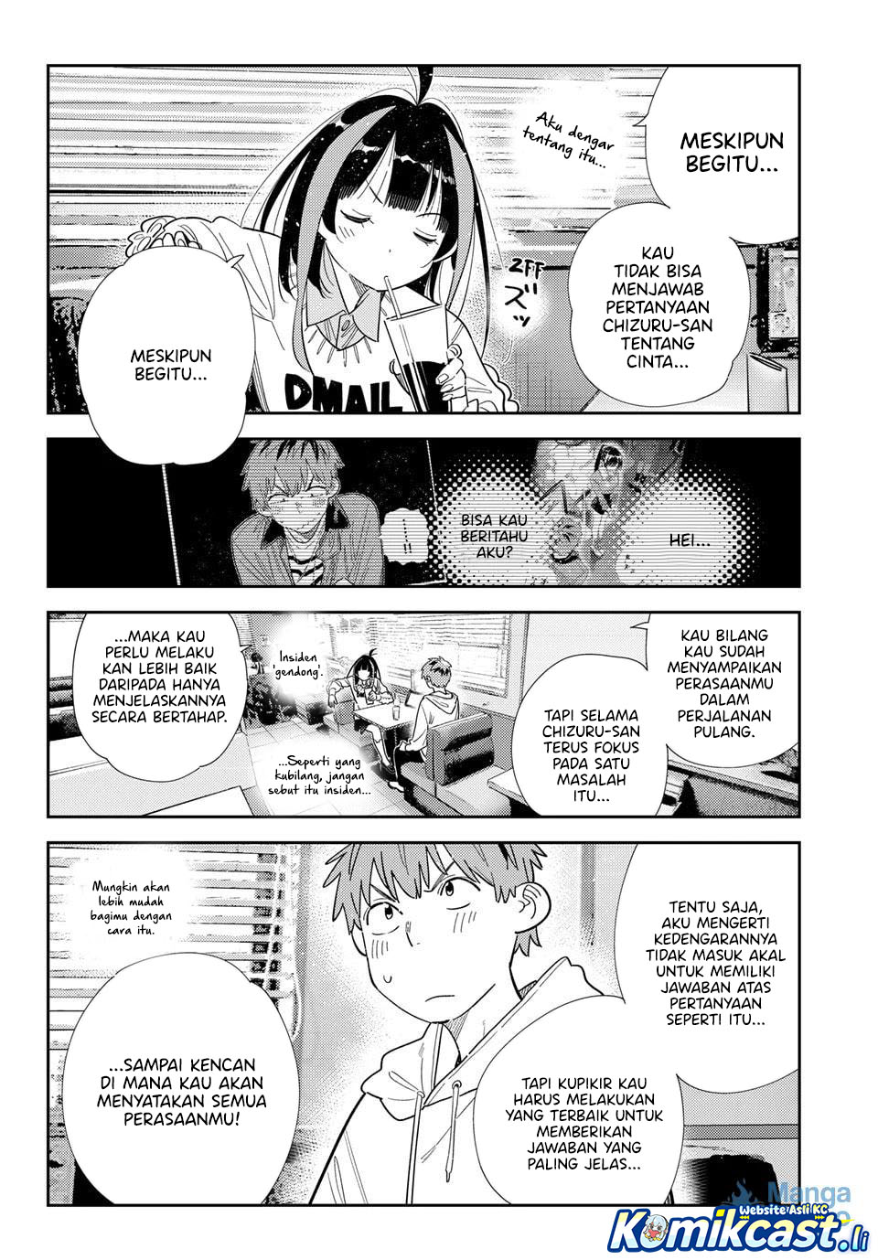 Kanojo, Okarishimasu Chapter 392 Gambar 7