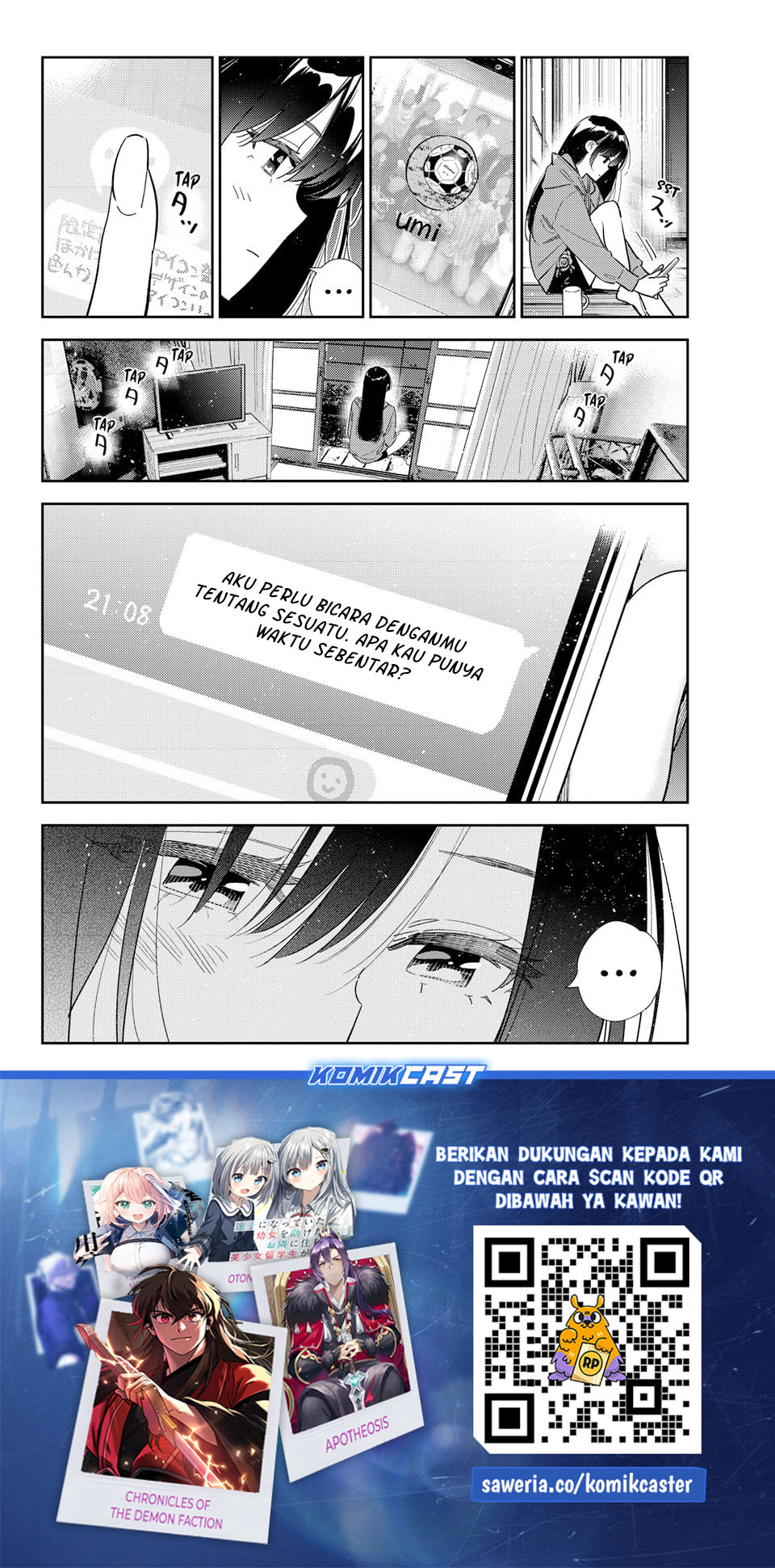 Kanojo, Okarishimasu Chapter 392 Gambar 21