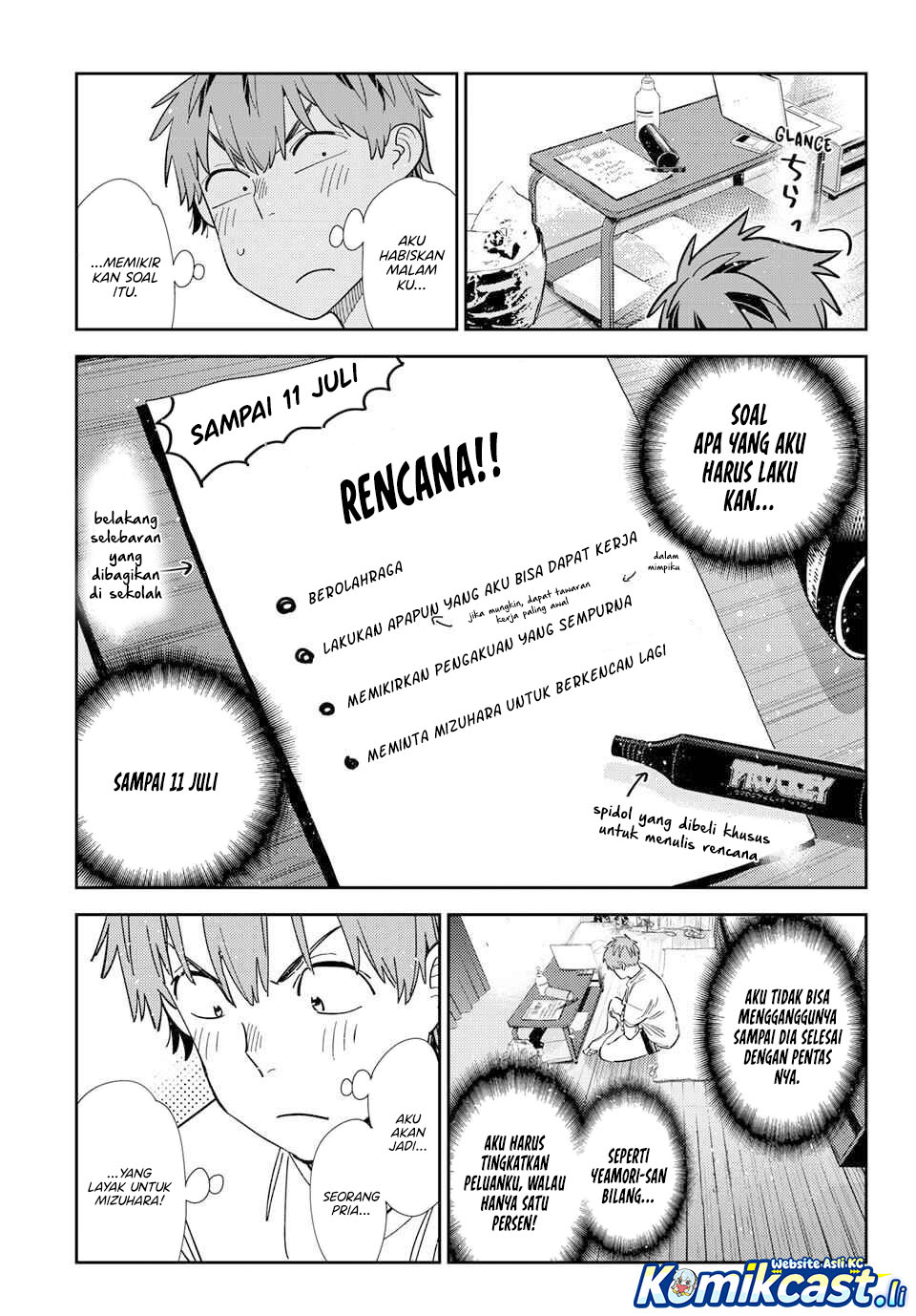 Kanojo, Okarishimasu Chapter 393 Gambar 11