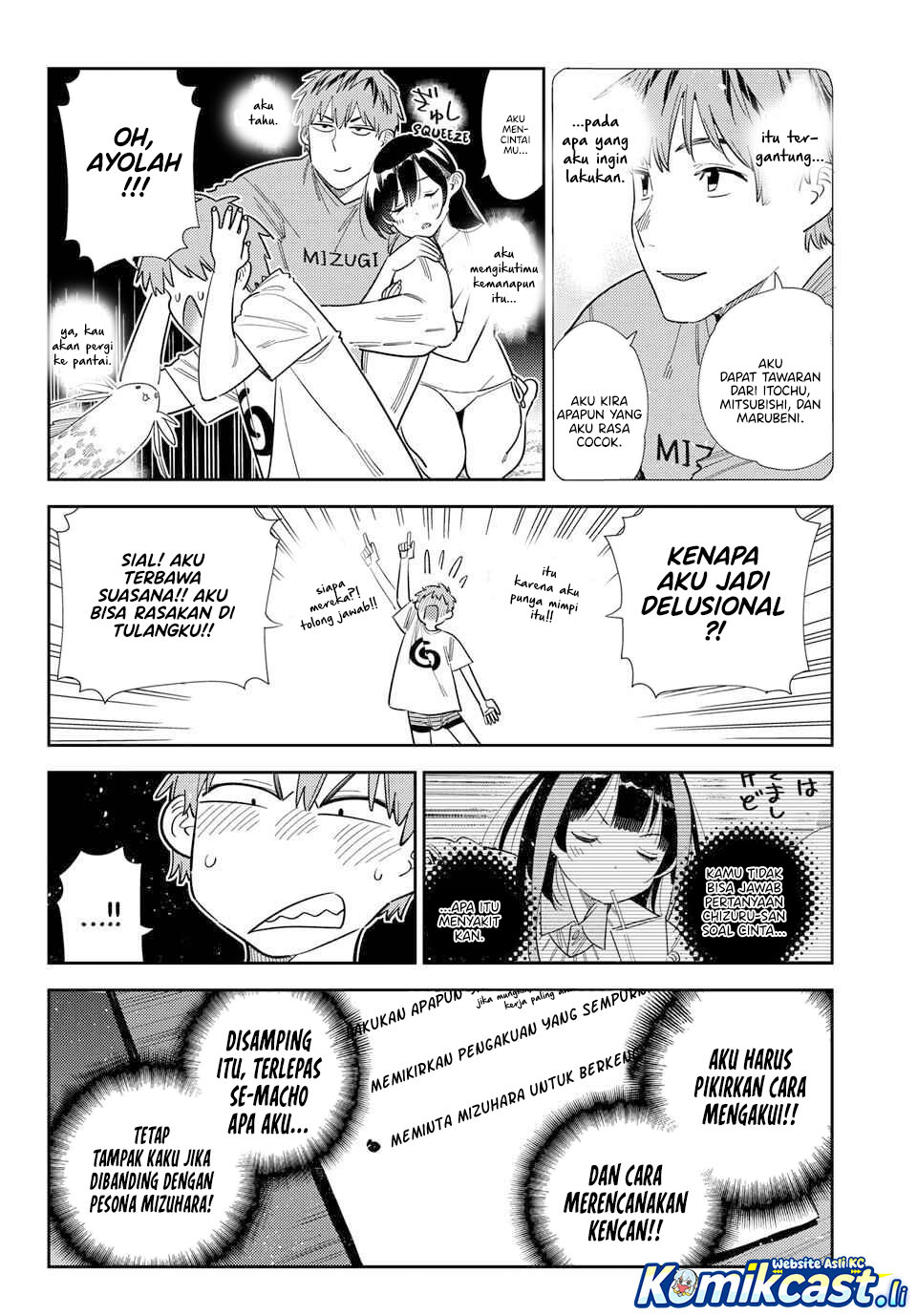 Kanojo, Okarishimasu Chapter 393 Gambar 14