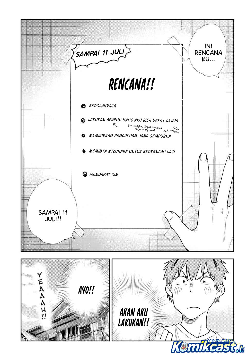 Kanojo, Okarishimasu Chapter 393 Gambar 19