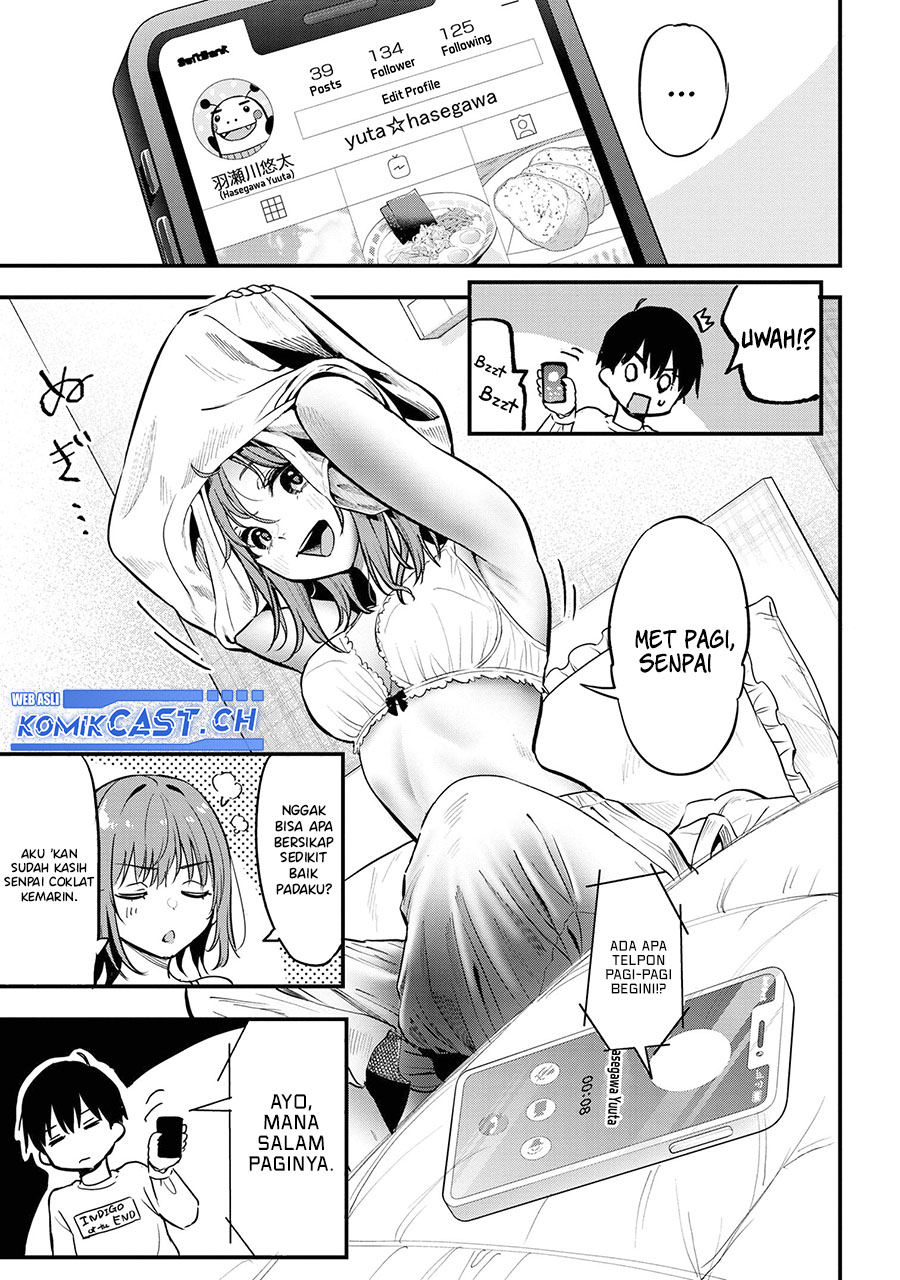 Kanojo ni Uwaki Sareteita Ore ga Koakuma na Kouhai ni Natsukarete Imasu Chapter 18 Gambar 4