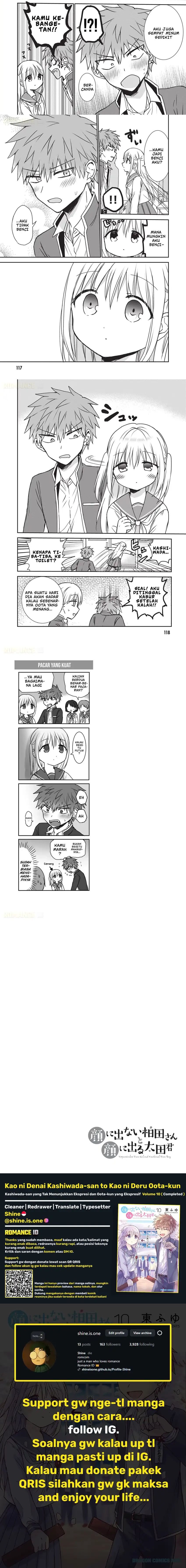 Kao ni denai Kashiwada-san to Kao ni deru Ota-kun Chapter 121 Gambar 2