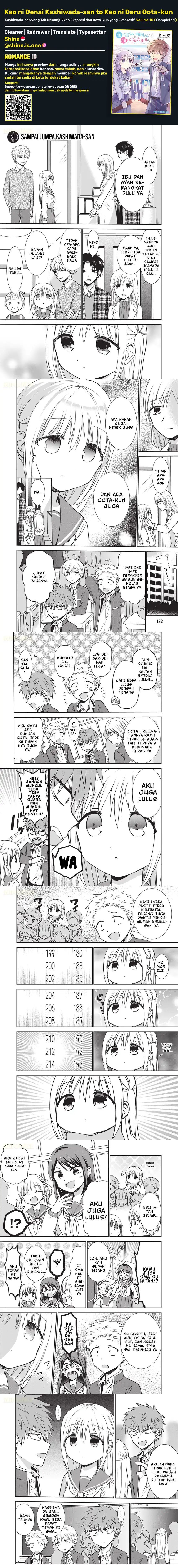 Kao ni denai Kashiwada-san to Kao ni deru Ota-kun Chapter 123 Gambar 1