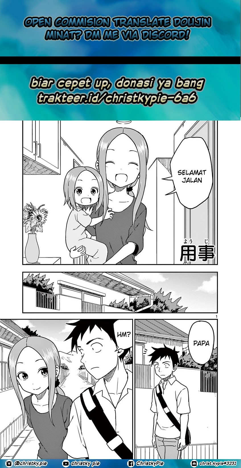 Karakai Jouzu no (Moto) Takagi-san Chapter 99 Gambar 1
