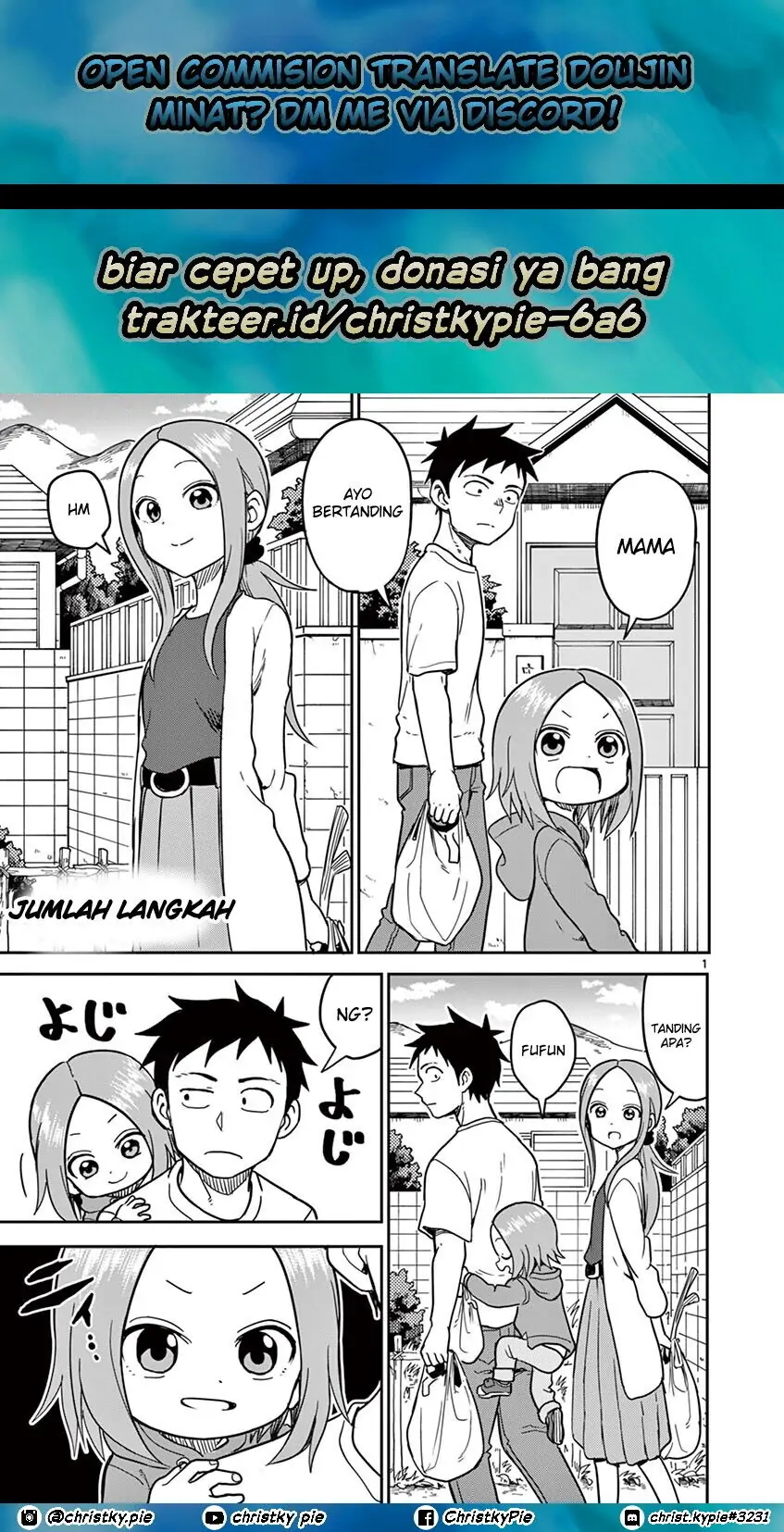 Karakai Jouzu no (Moto) Takagi-san Chapter 132 Gambar 1