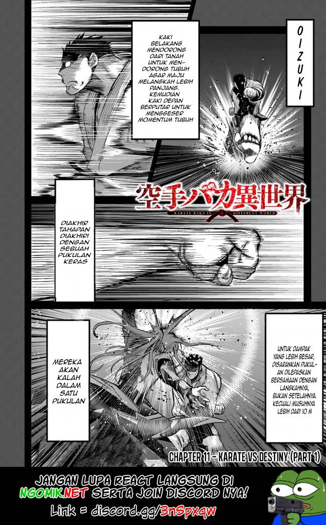 Karate Baka Isekai Chapter 11.1 Gambar 2