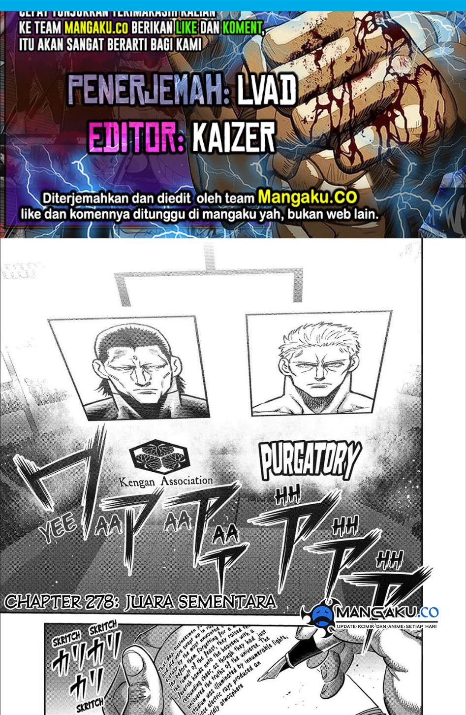 Kengan Omega Chapter 278 Gambar 1