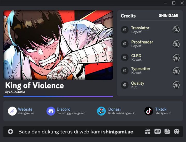 King Of Violence Chapter 20 Gambar 1
