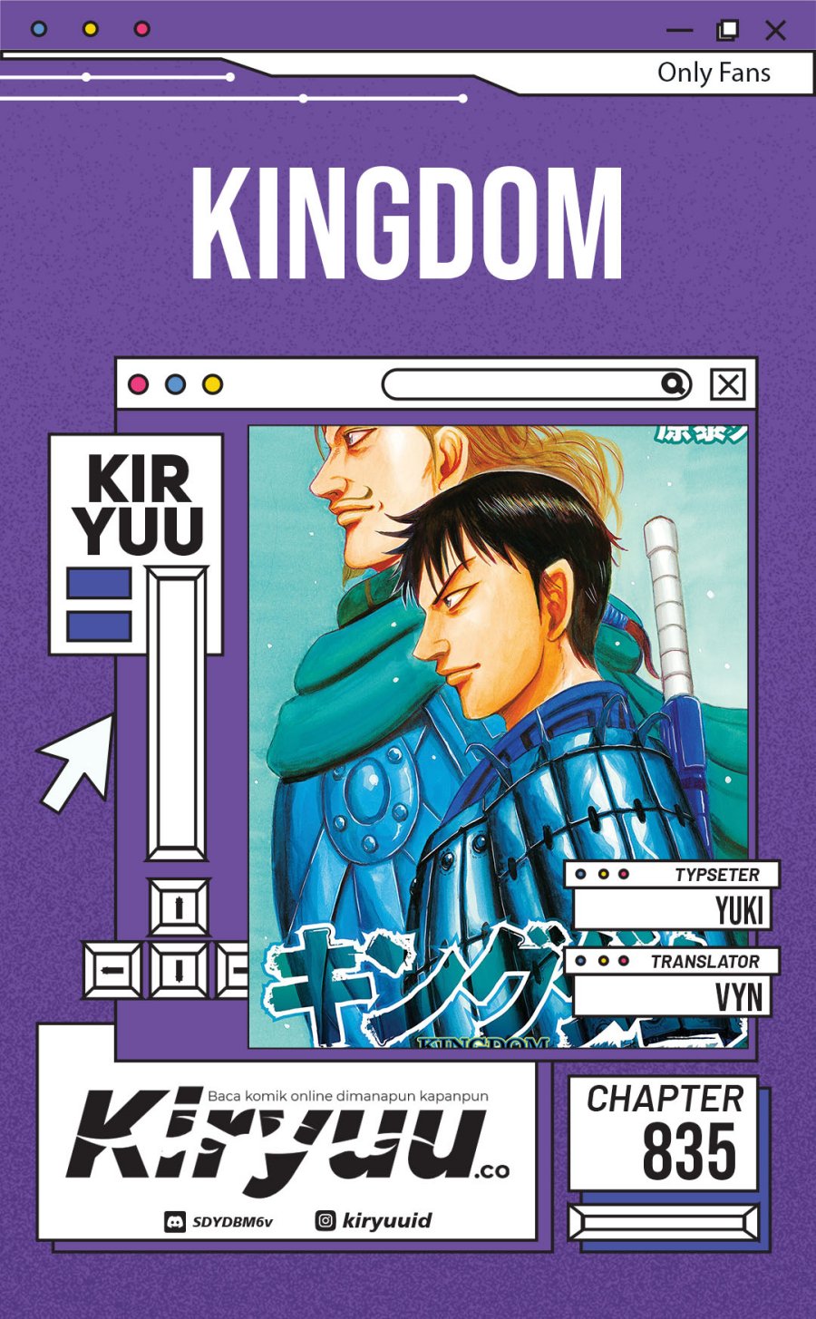 Kingdom Chapter 835 Gambar 1