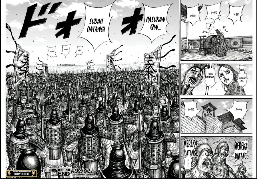 Kingdom Chapter 835 Gambar 21